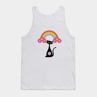 Flower Power Cat Tank Top